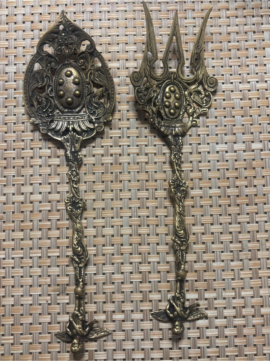 Montagnani Italy Other - Montagnani Italy brass spoon and fork Vintage